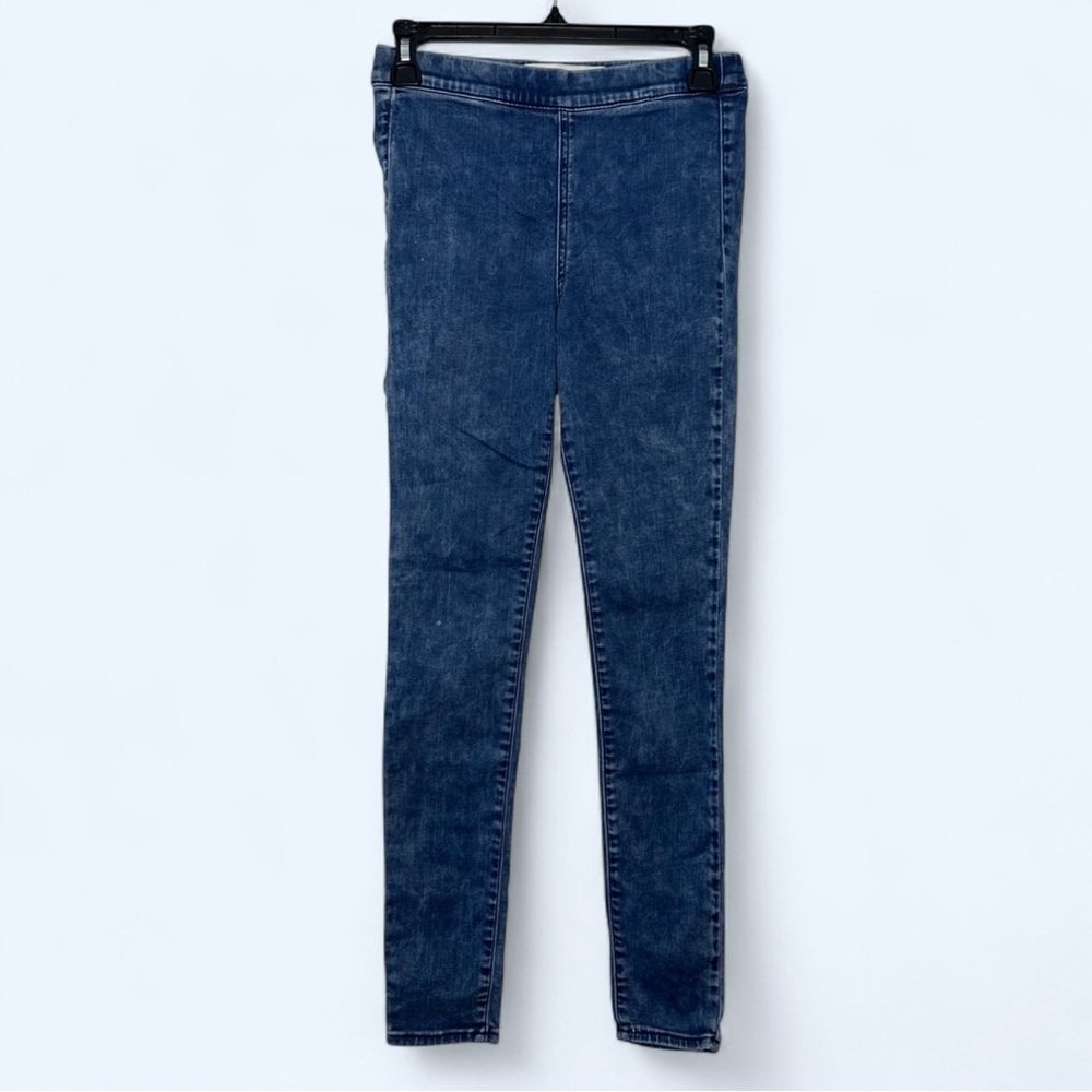 Hollister Alex High Rise Pull on Jean Legging in Medium Acid Wash Size Small